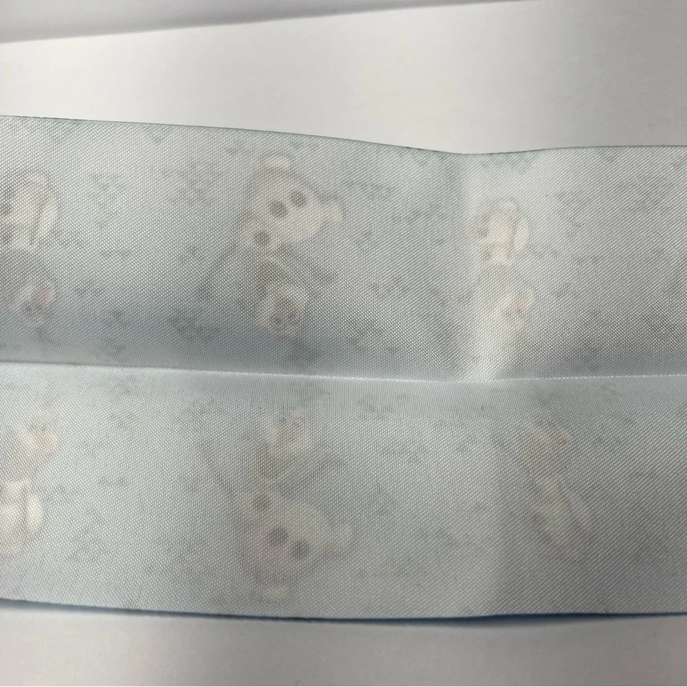 20 Disney Frozen Fancy Blanket Binding 4.75yd Dancing Olaf Fabric Strips Craft